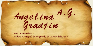 Angelina Građin vizit kartica